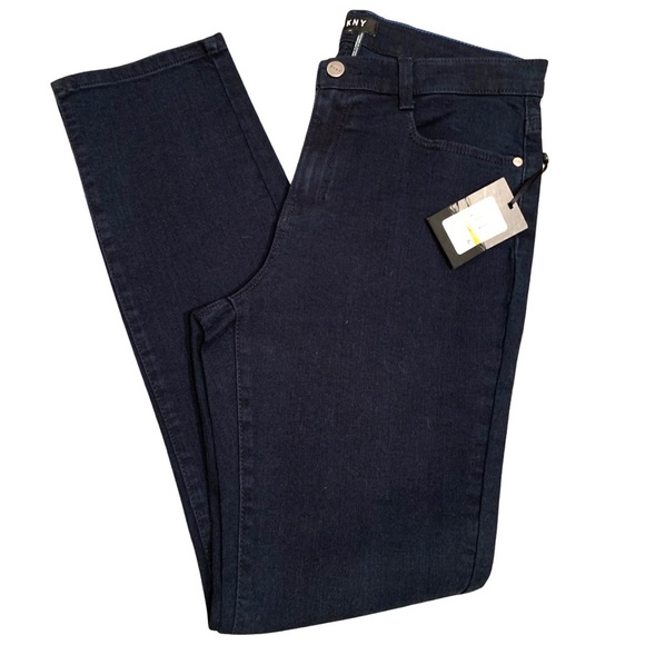 Dkny Denim - ♦️ NWT DKNY Donna Karen Dark Blue Denim Skinny Jeans Size 29 High Rise